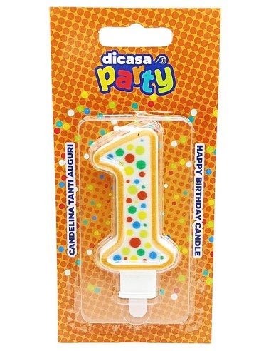 Dicasa Candelina Buon Compleanno - Numero 1